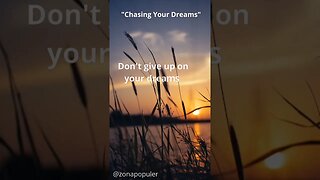 Life Motivation Quotes "Chasing Your Dreams" #qoutes # shorts