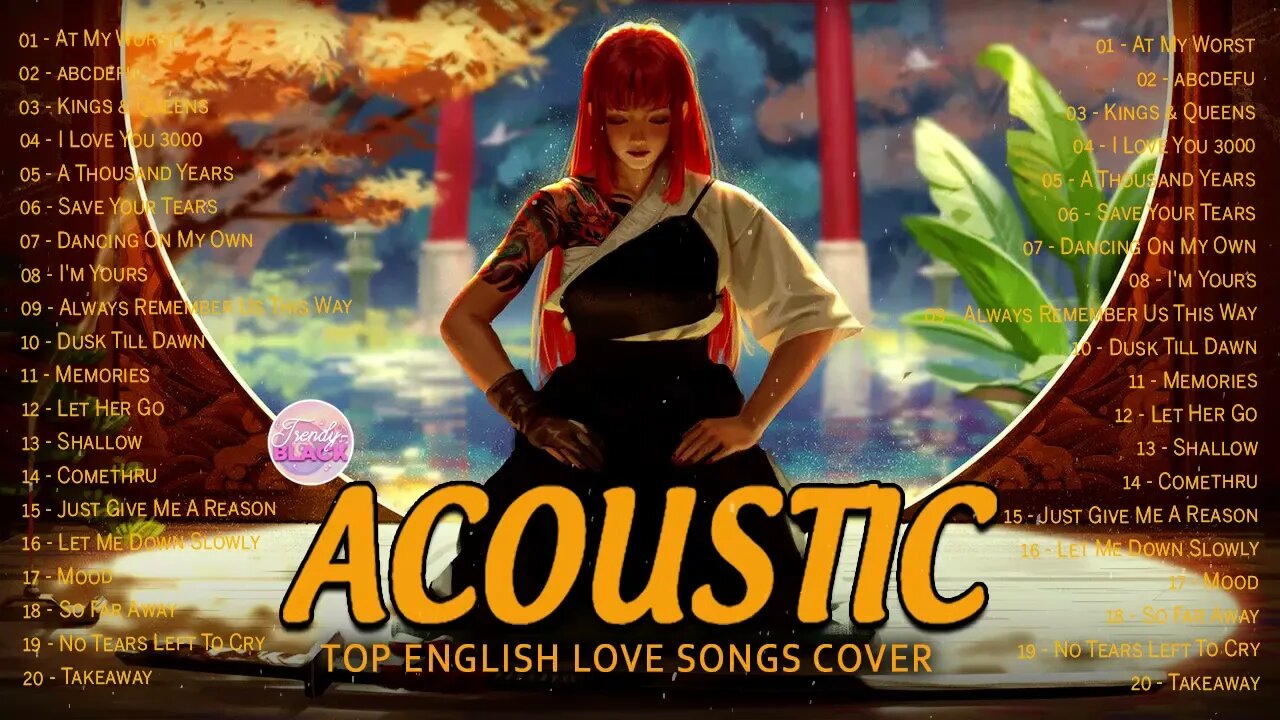 Sweet English Acoustic Love Songs Cover Playlist 2023 ❤️ Soft Acoustic Cover Of Popular Love Songs 5