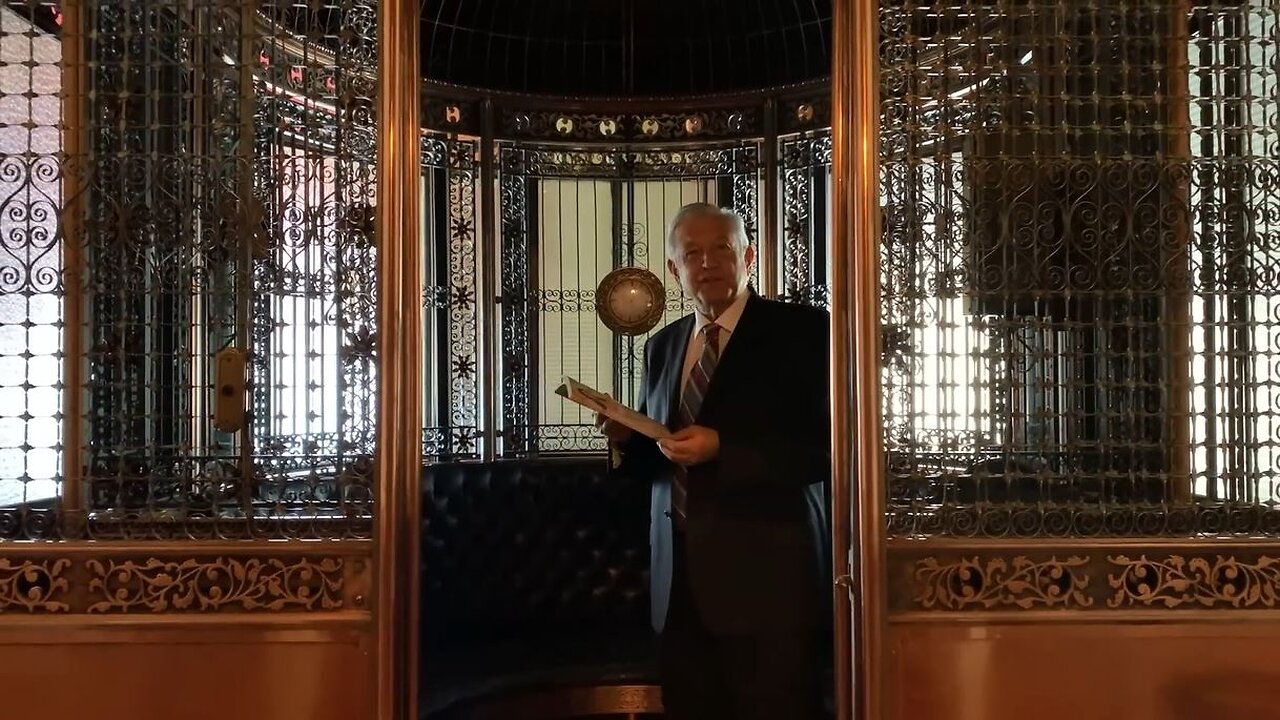 El elevador más antiguo de Palacio Nacional