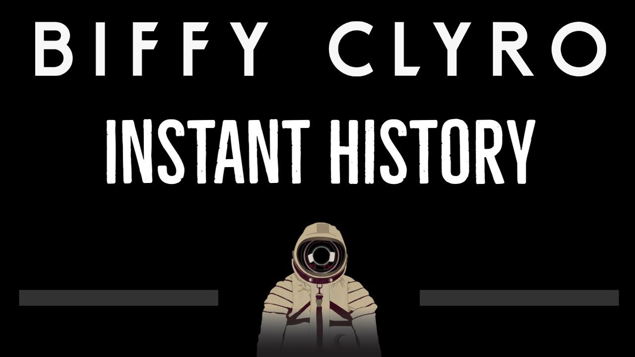 Biffy Clyro • Instant History (CC) 🎤 [Karaoke] [Instrumental Lyrics]