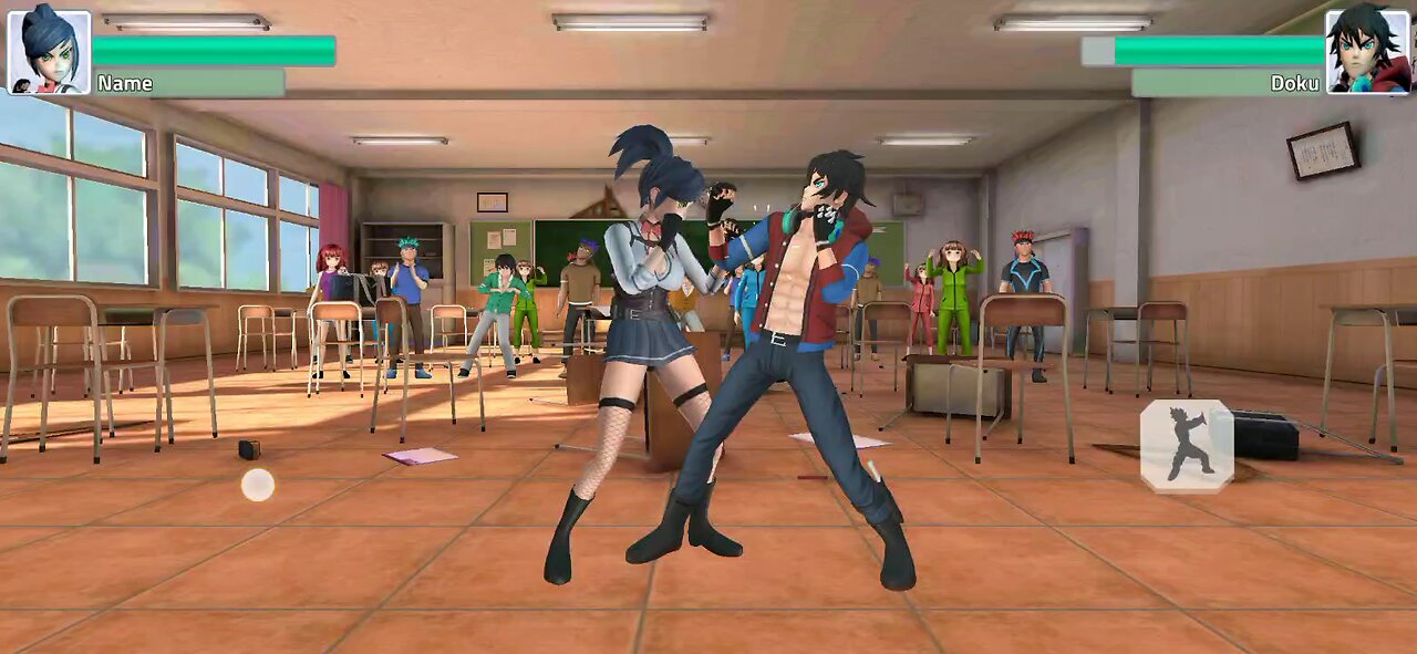 High school fighting game