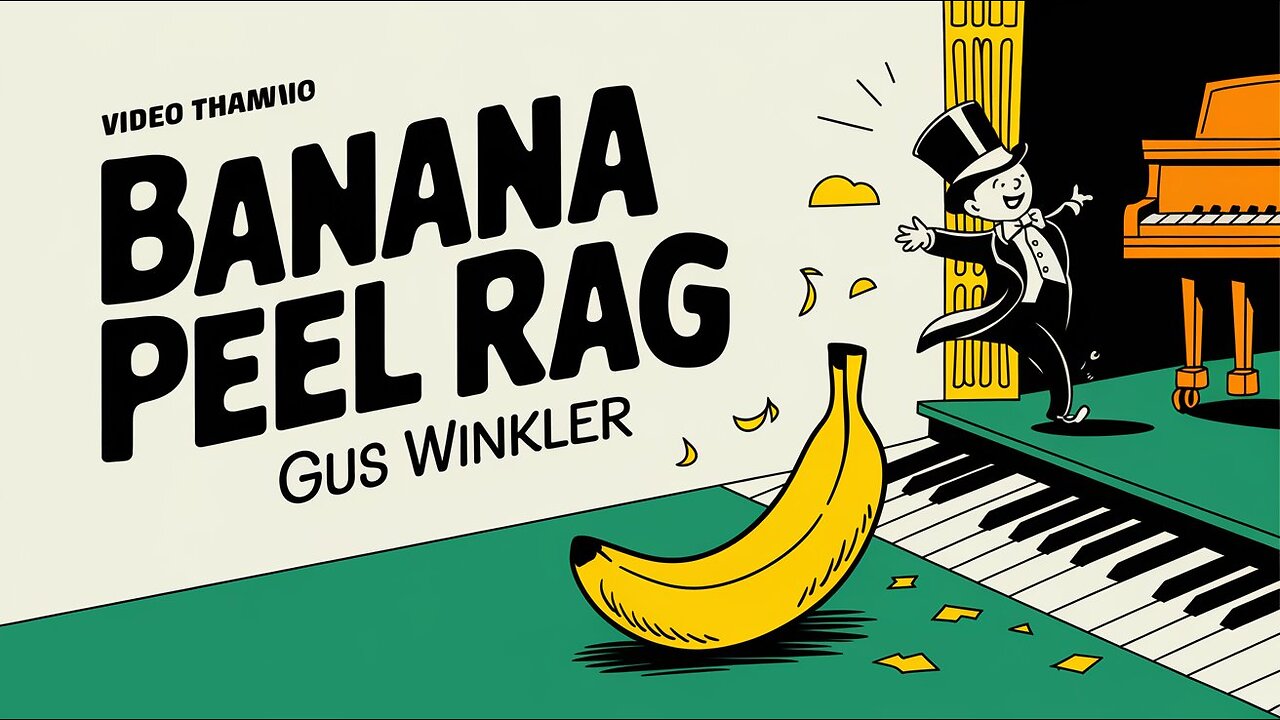 Banana Peel Rag | Gus Winkler | Playful Ragtime Piano Classic