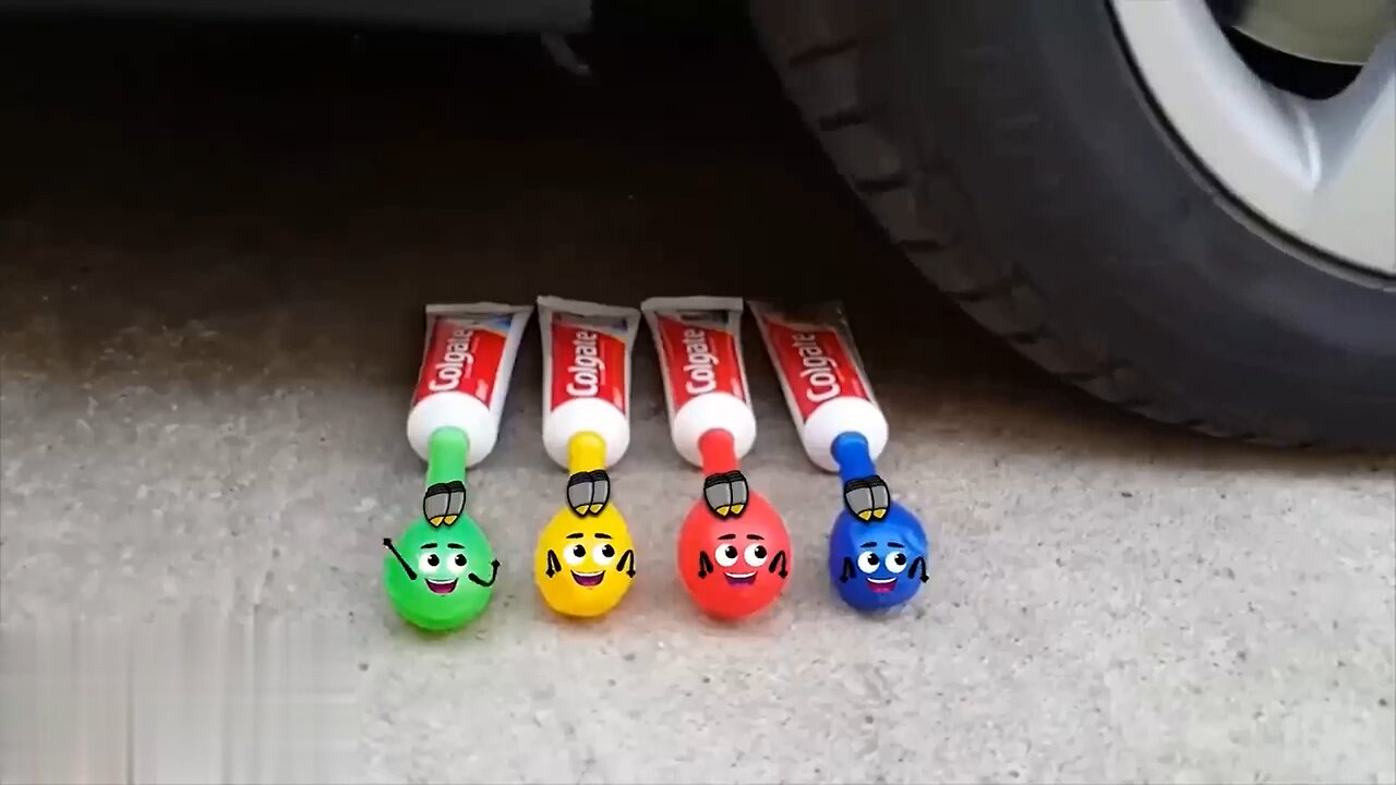 Funny Experiment Car vs Soft Things