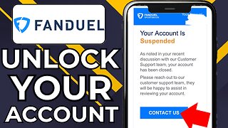 HOW TO FIX FANDUEL ACCOUNT SUSPENDED