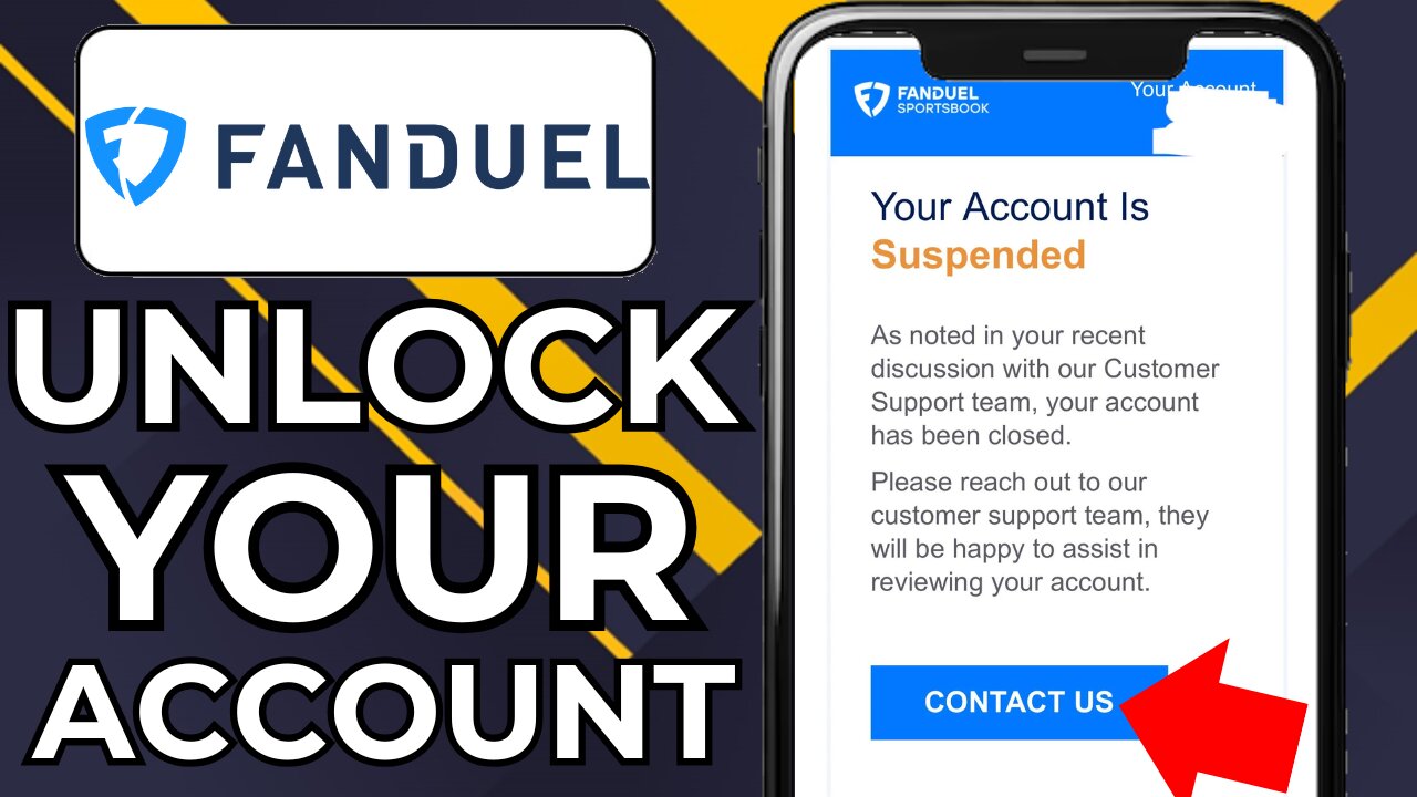 HOW TO FIX FANDUEL ACCOUNT SUSPENDED