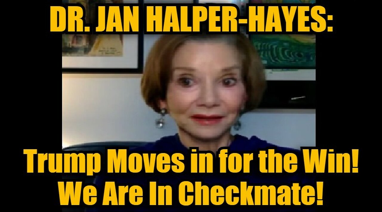 Dr. Jan Halper-Hayes 11/2/24: Trump Moves in for the Win! We Are In Checkmate!