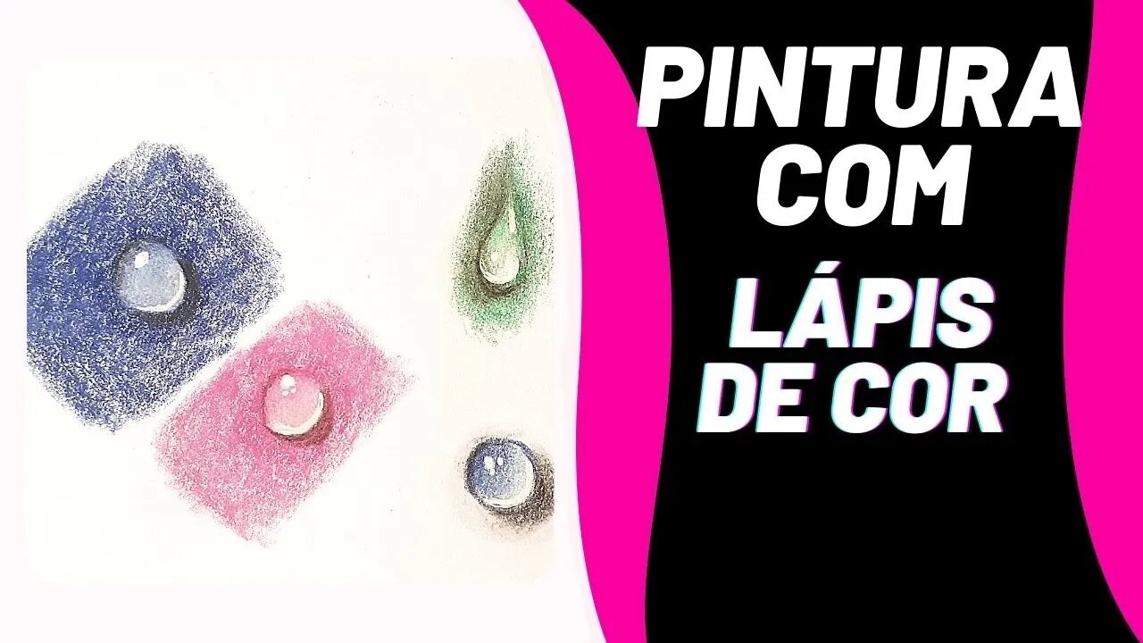 Como pintar Gotas nos desenhos já pintados livros de colorir