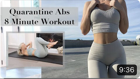 My 8 Minute Go-To Cinch Waist Workout 
