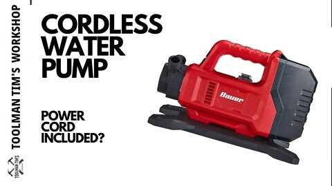 HARBOR FREIGHT CORDLESS WATER PUMP - Incredibly Capable (Review 56733)