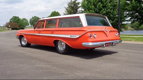 Four 4 Door Nomad ? That's CORRECT ! 1961 Chevrolet Station Wagon on My Car Story with Lou Costabile