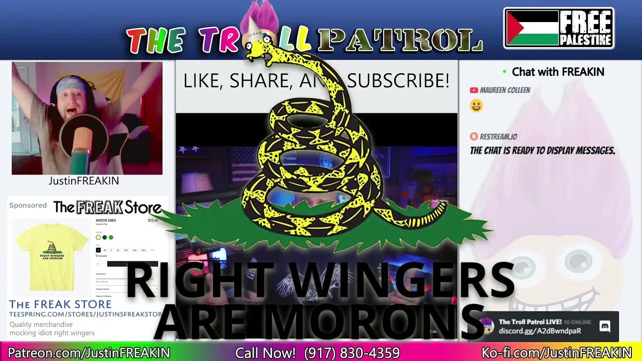 The Troll Patrol LIVE! – Interactive Political Talk