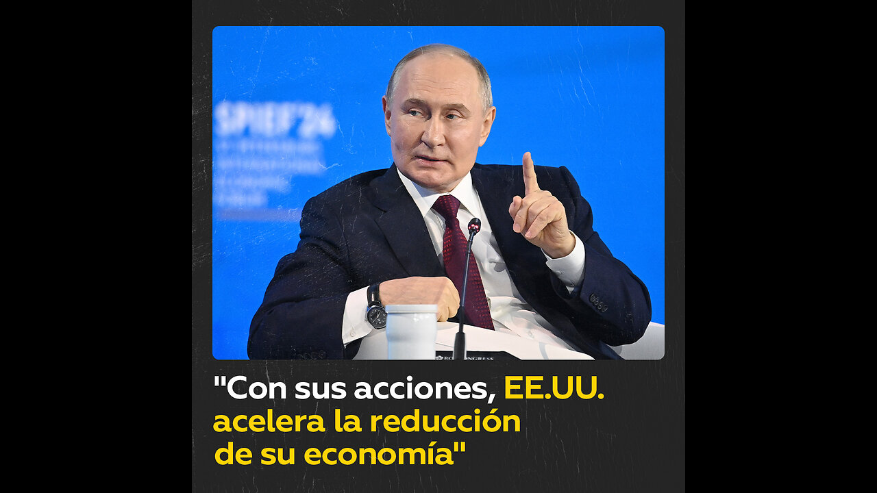 Putin: EE.UU. mismo "rompe sus instrumentos de grandeza"