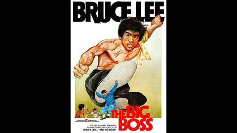 Cross kick Studio Films Bruce Lee Poster 3