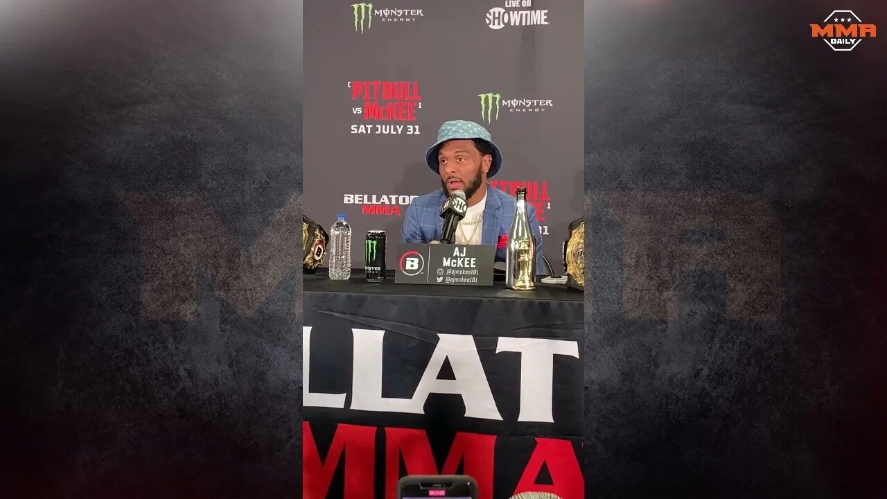 AJ McKee on his dad being by his side and how he wouldn’t be here without him #Bellator263