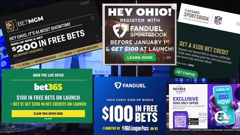 Mobile sports books begin push to sign up Ohioans ahead of Jan. 1 launch date