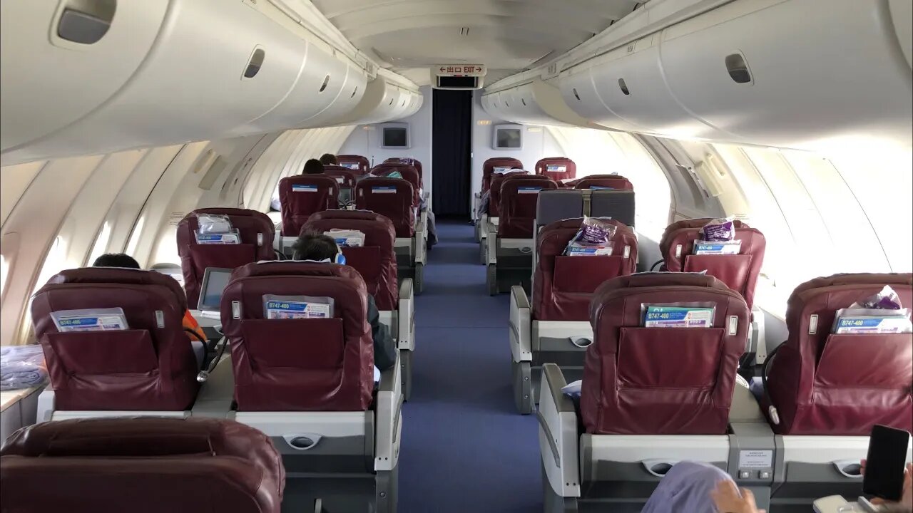 中華航空 B747 上層商務艙 | 香港飛台北(廣東話)