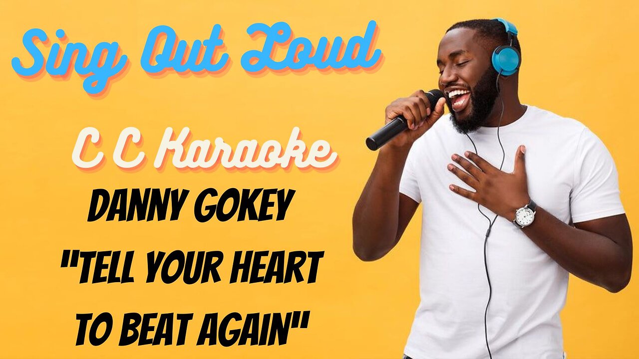 Danny Gokey "Tell Your Heart to Beat Again" (BackDrop Christian Karaoke)