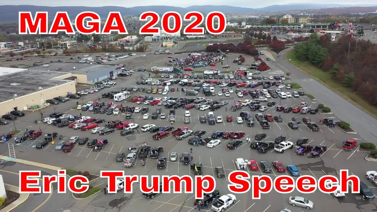 Sun Trump Road Rally MAGA 2020 Eric Trump Speech