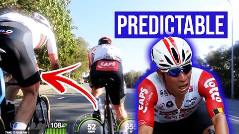 Watch HOW this Pro Cyclist Rolls Turns