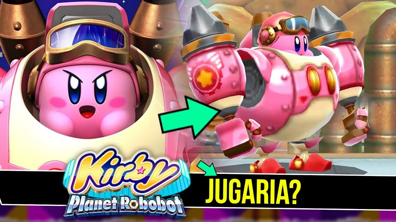 Jogaria kirby planet robot !? #shorts