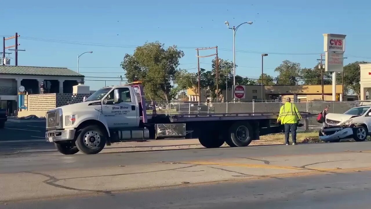 Afternoon Crash on a Quiet Tuesday Afternoon in San Angelo