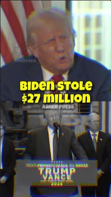 Can you imagine if Trump Stole $27 million??
