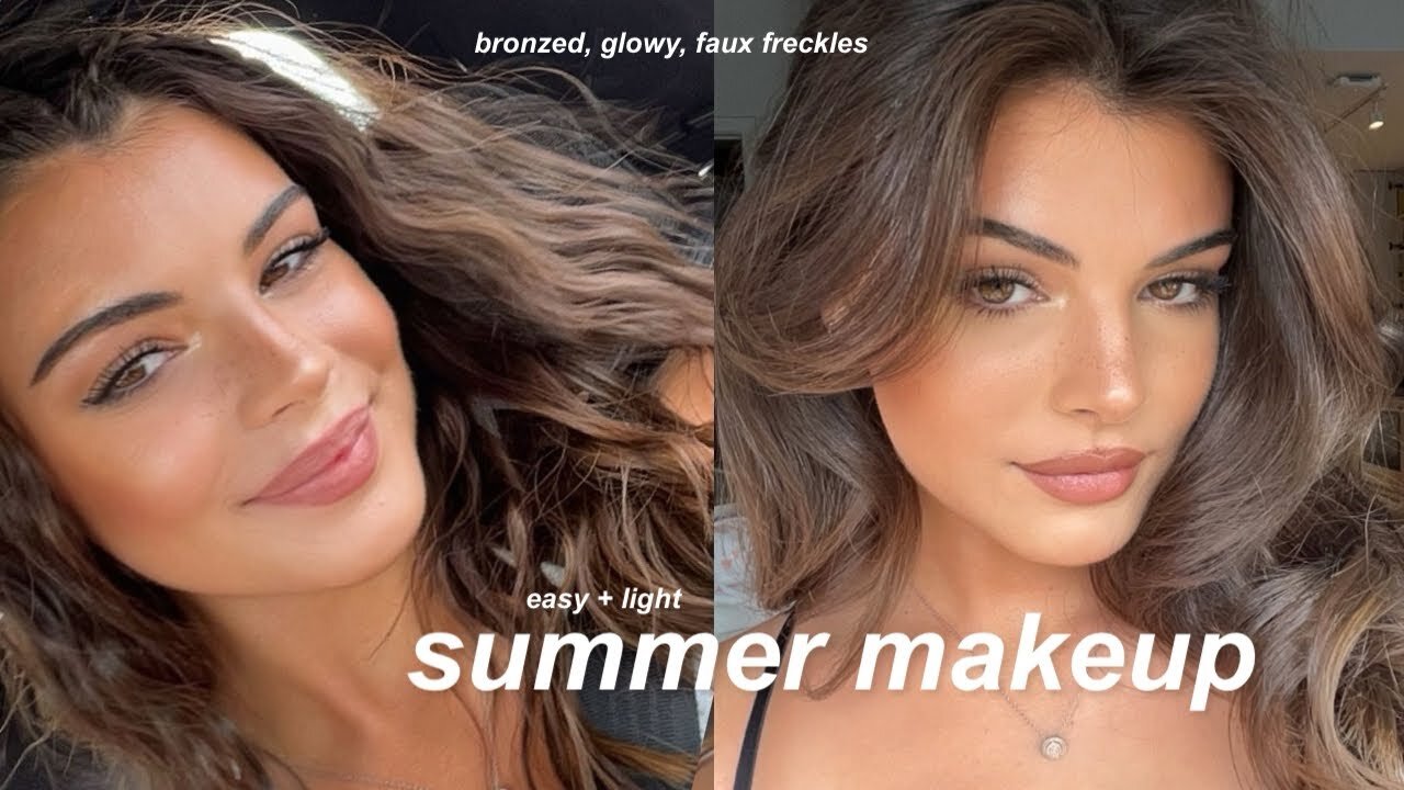 My glowy and easy summer makeup routine