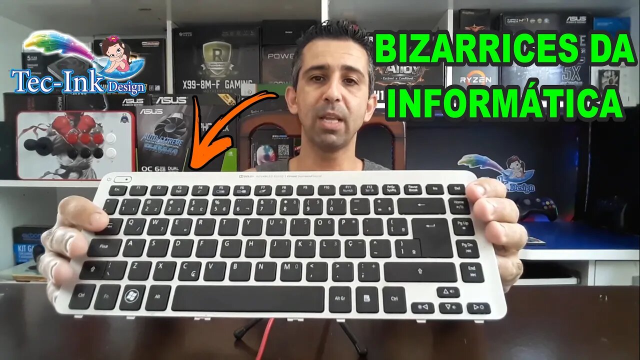 BIZARRO! Teclado Rebitado Que Sai Por Cima | Como Trocar Teclado Do Notebook Acer Aspire E5-471