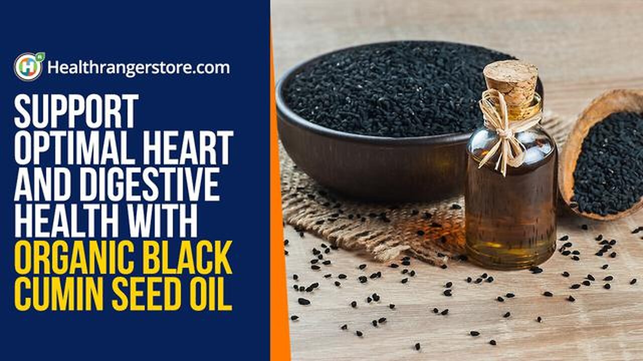 Support optimal heart and digestive health with Organic Black Cumin Seed Oil