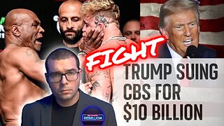 Trump SUES Fake News. YouTuber slapped by Mike Tyson. Alex Jones is back. TC 11/15/24