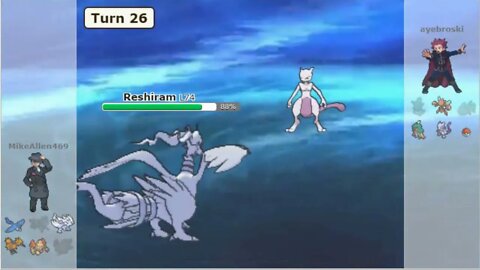 Getting 5 Legendarys in a random rank battle on Pokemon Showdown