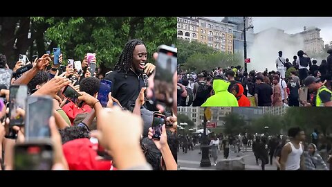 Another WAKANDIAN TEEN Takeover, This Time at Union Square in NEW YORK Thanks to Kai Cenat