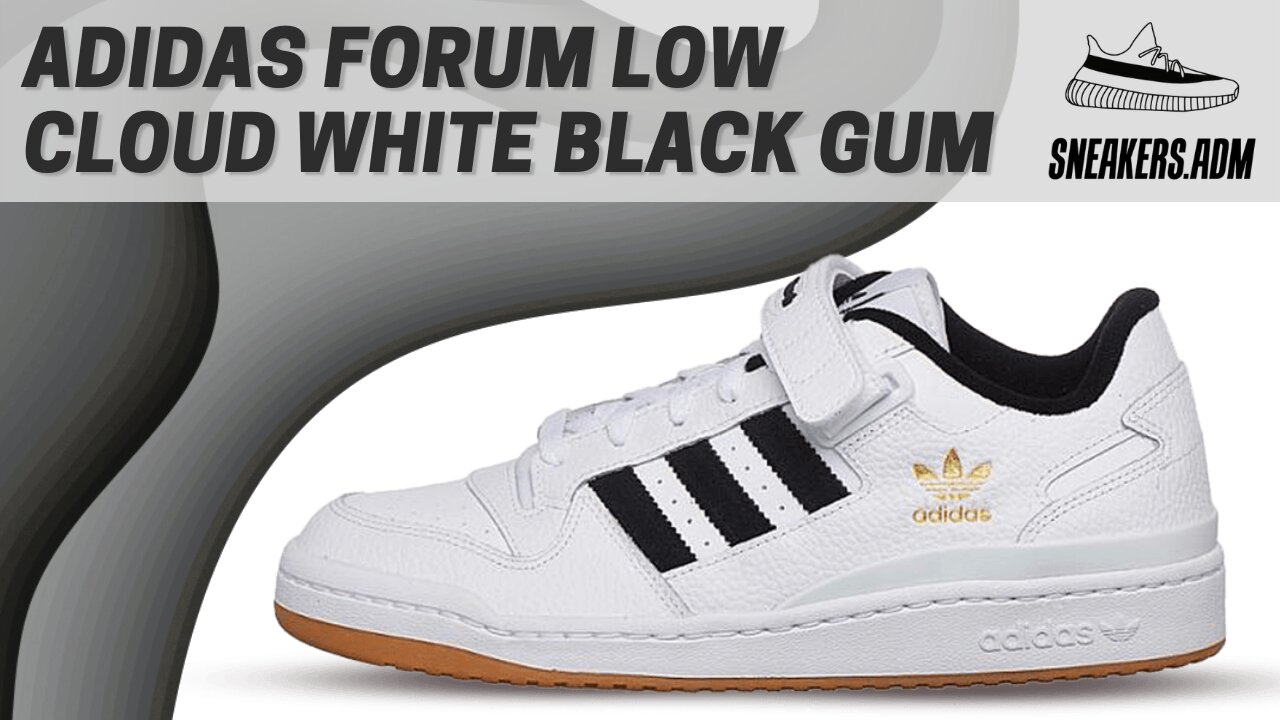 Adidas Forum Low Cloud White Core Black Gum - H01924 - @SneakersADM