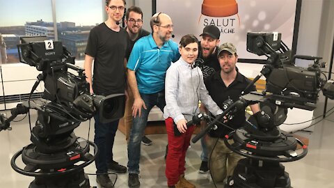 Un jeune Beauceron a été stagiaire d'un jour à Salut Bonjour week-end