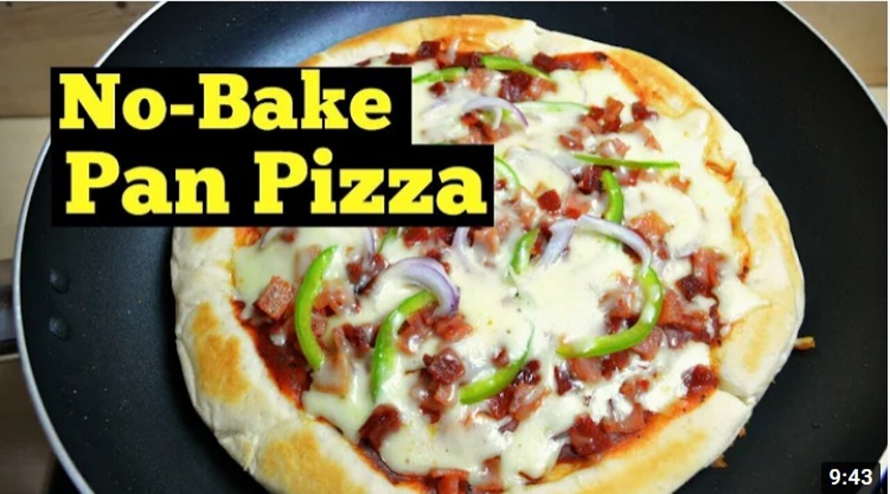 No Bake Homemade Pizza Recipe