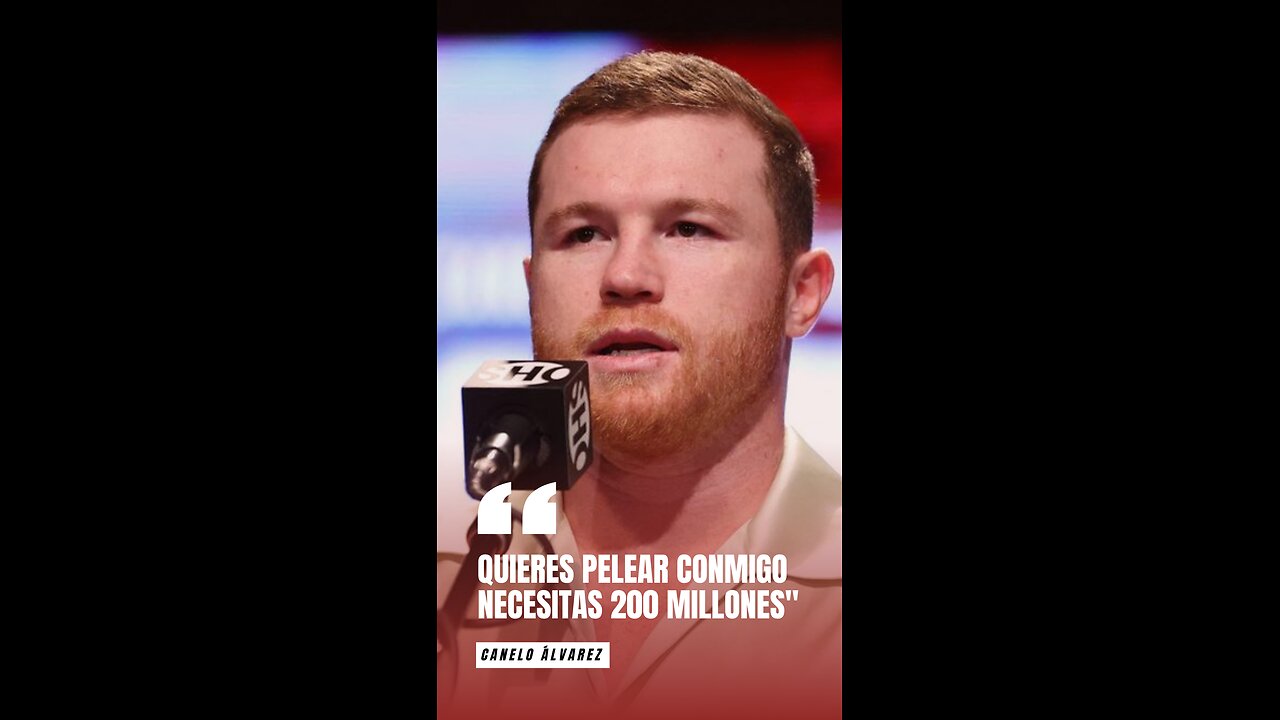 #canelo Quiere 200 MILLONES de Dolares Para Pelear con #davidbenavidez #boxing #ryangarcia #fitness