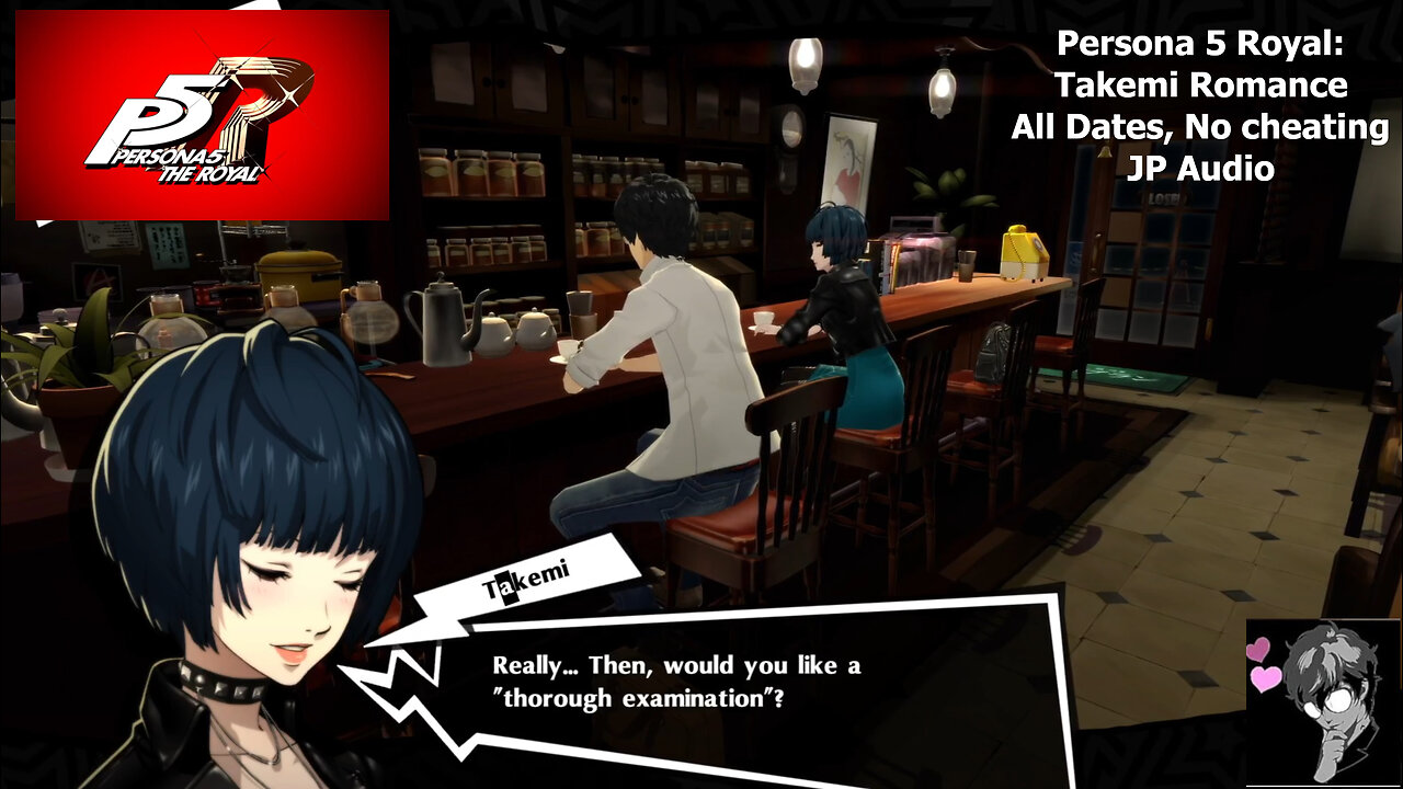 Persona 5 Royal: The Takemi Romance (Story + Optional Dates / JP Audio, ENG sub / No cheating )