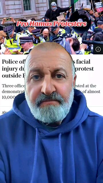 Who else is getting sick and tired of the so called Peaceful Pro-Palestinian Protests? This brit is