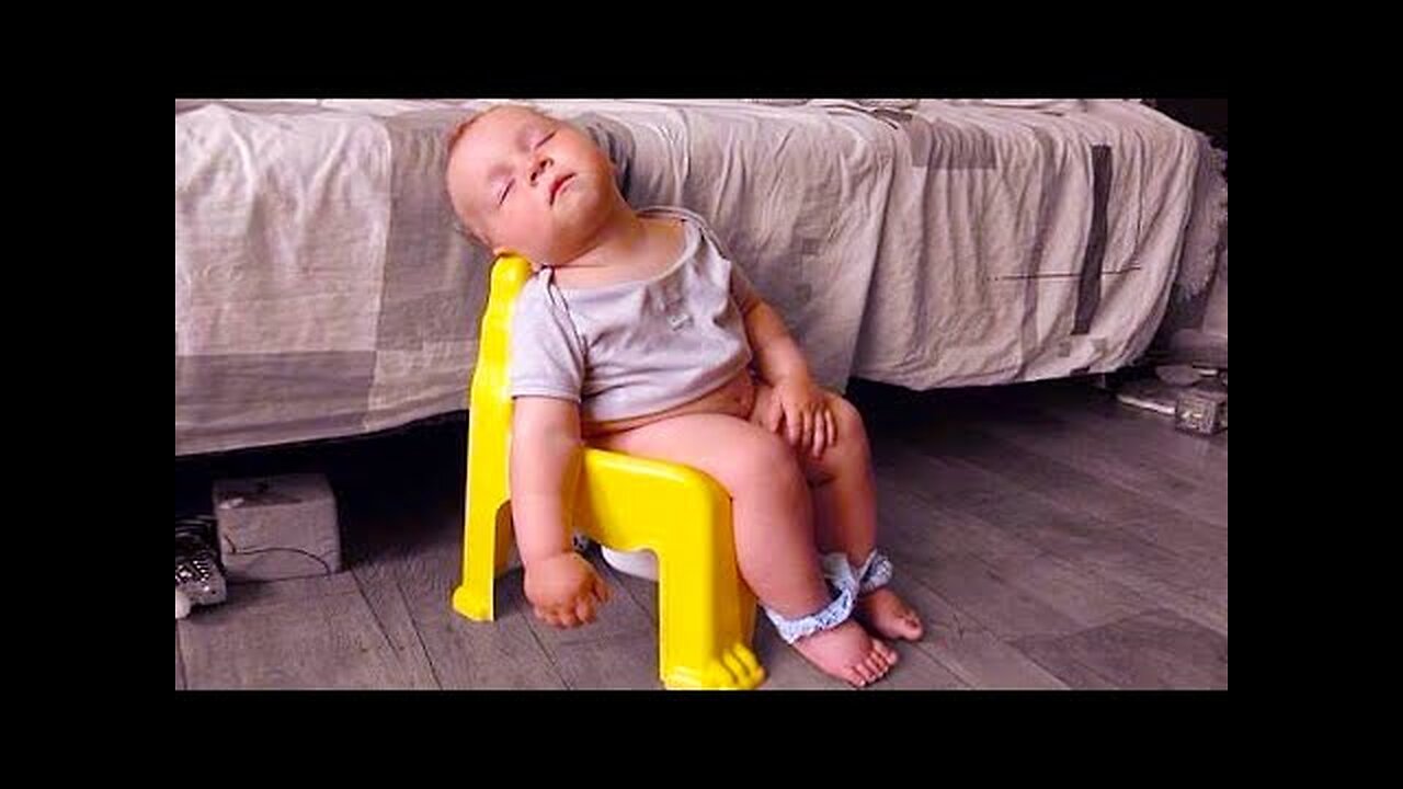 Funniest Babies Fall As Sleep Everywhere _Cute Baby Moment