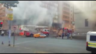 UPDATE 3 - Confusion over cause of fire in Joburg building (evu)