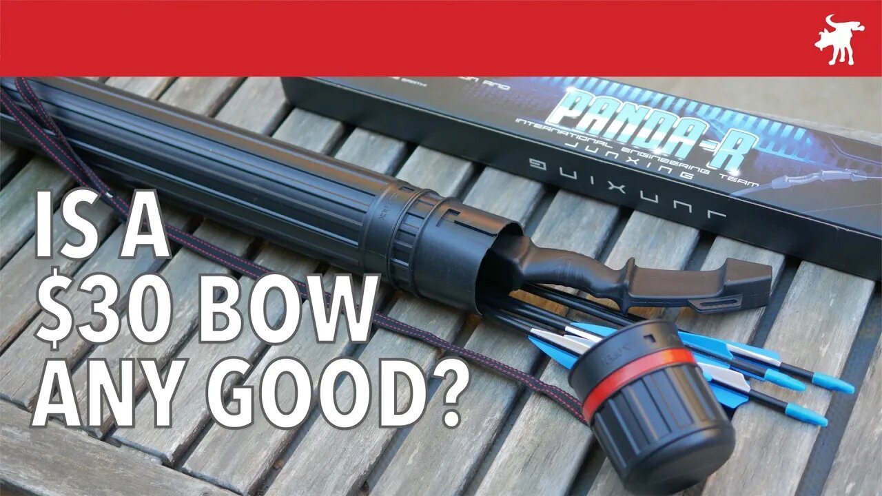 Is a $30 bow any good? Panda-R Takedown Bow