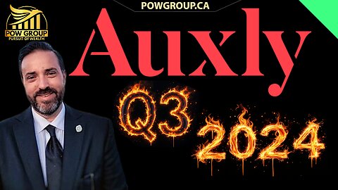 Auxly Reports Q3 2024 Earnings, Record Breaking Results With 6982% Increase Positive Adjusted EBITDA