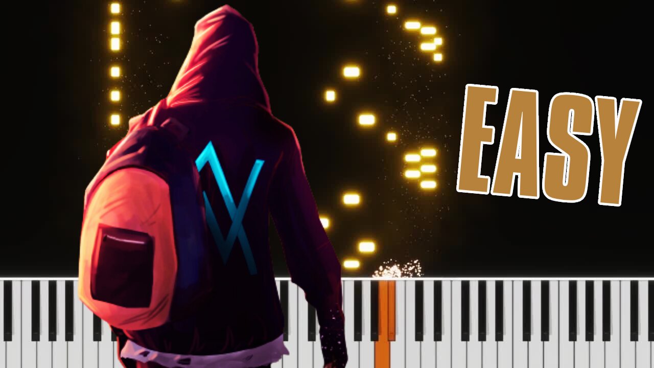 Alan Walker - Alone | EASY Piano Tutorial