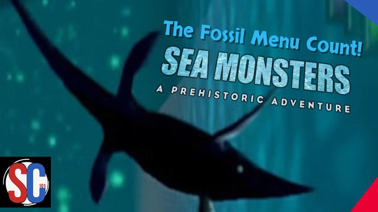 The Fossil Menu Count - Sea Monsters