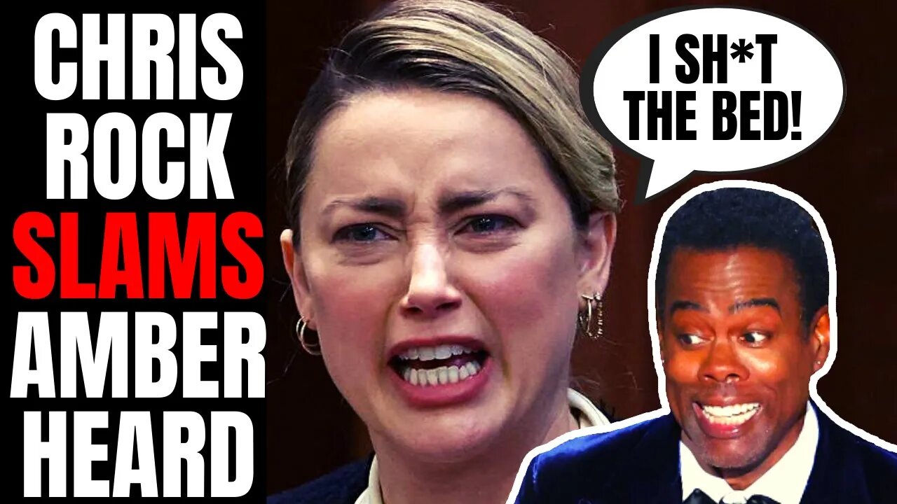 Amber Heard DESTROYED By Chris Rock For Lying In Johnny Depp Trial | "Believe All Women, Except Her"