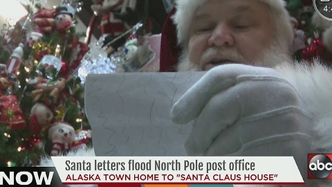 Santa letters flood North Pole post office