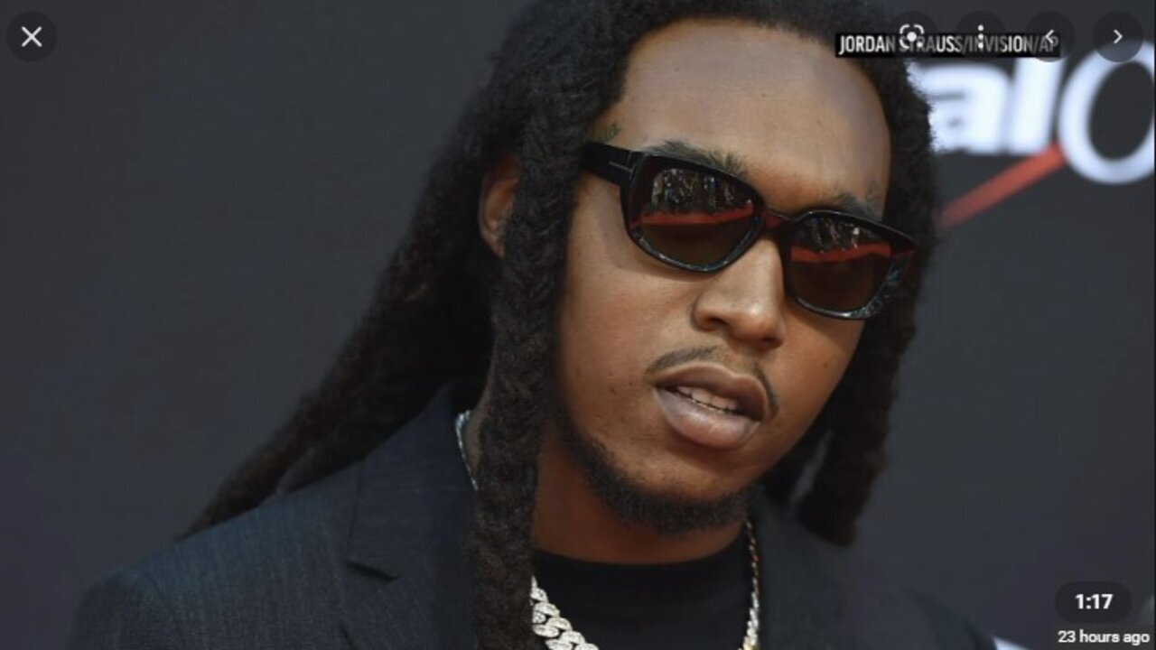 Takeoff's music label claims Migos rapper was killed by 'stray' bullet