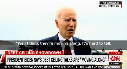 Biden: It's Hard To Tell About Debt Ceiling Discussions