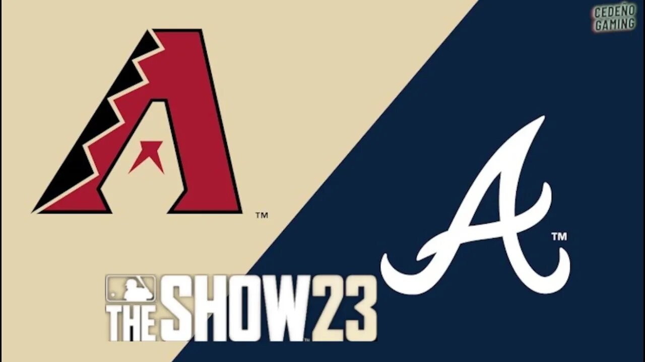 MLB The Show 23 Diamonbacks vs Braves Gameplay PS5