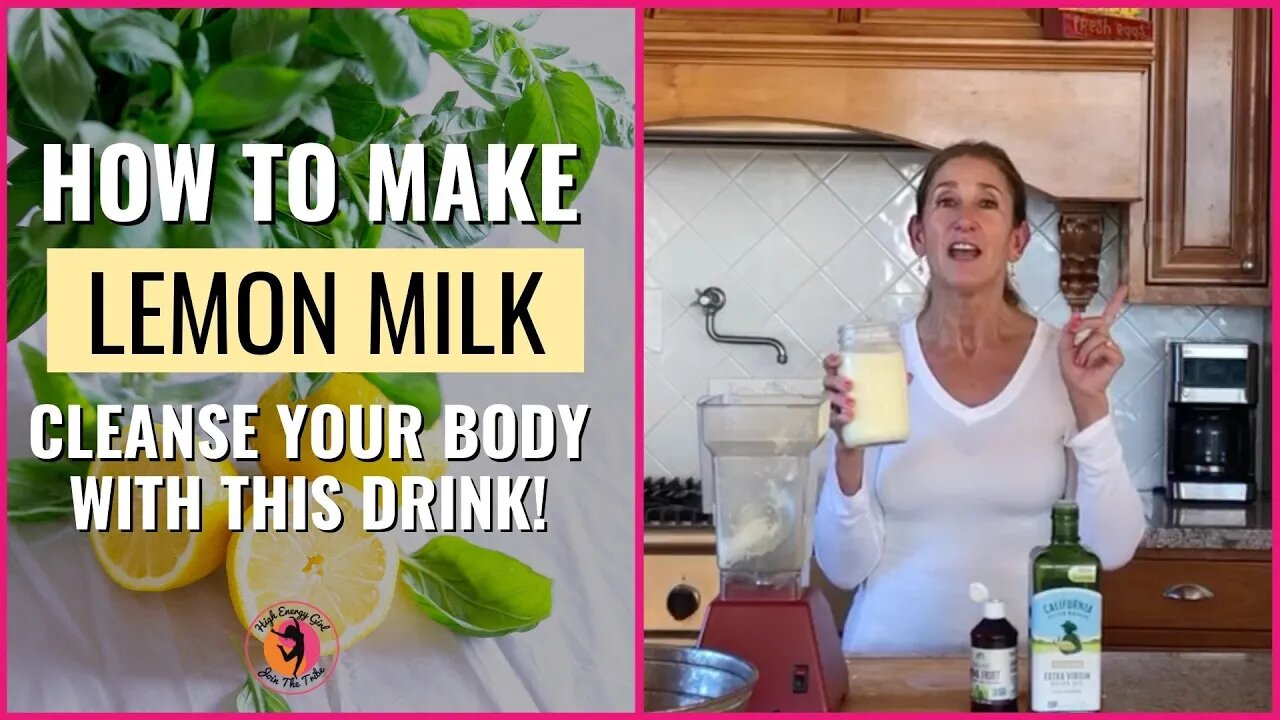 How To Make Lemon Milk | Cleanse Your Body With This!